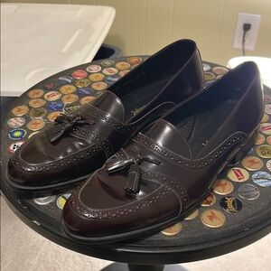 Johnston & Murphy Elegant Brown Tassel Loafers